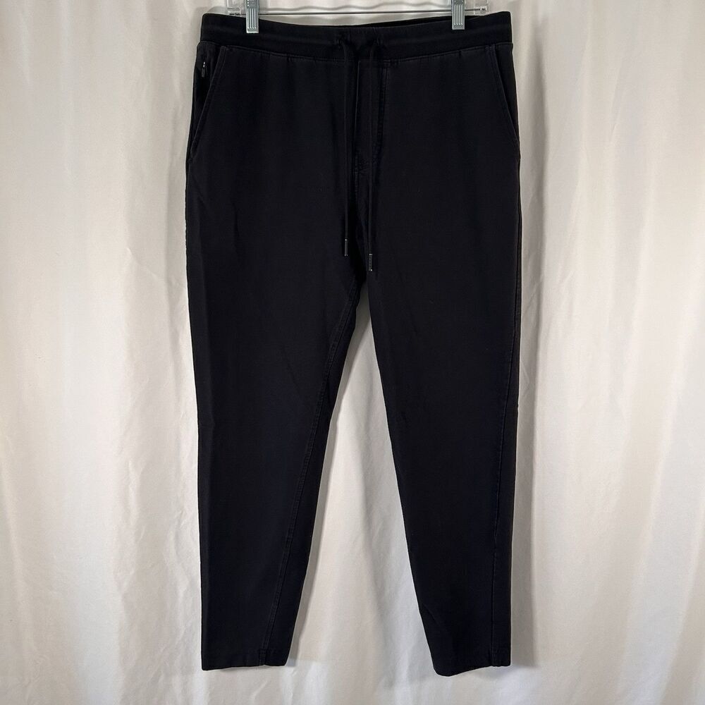 Express Joggers Women's Medium Black Pull On Drawstring Pockets Cotton Blend